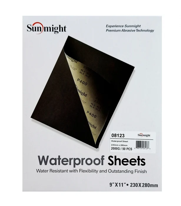 Set 50 Coli Abrazive Impermeabile Sunmight, 230x280mm - 5 Lei/buc