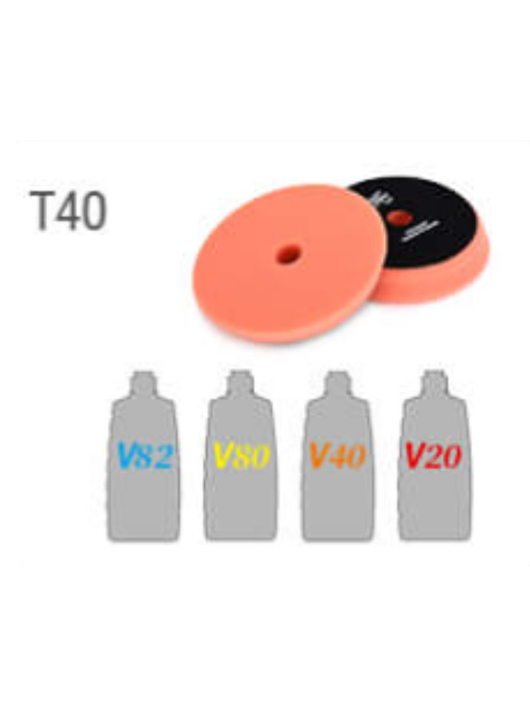 ShineMate 49780-41 Burete polish valurit portocaliu cu doua fete,diametru 20MM