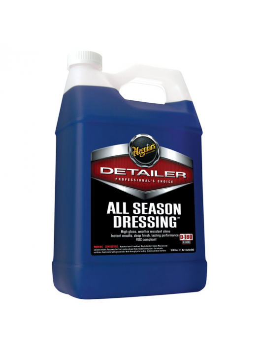 Meguiar’s All Season Dressing, dressing plastic si cauciuc exterior, 3,78 ltr