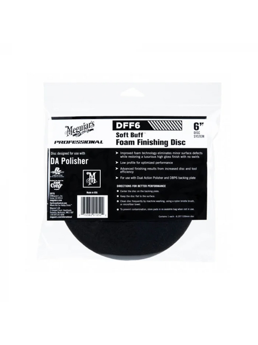 Meguiar’s Soft Buff DA Foam Finishing Disc 6" burete polish finish, 15,24 cm