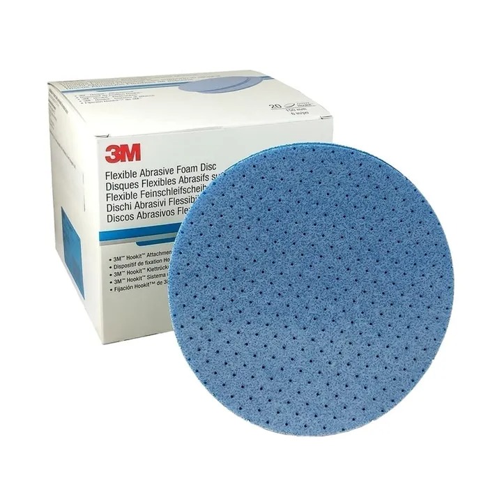 Disc abraziv flexibil 3M Hookit Abrasive Foam P600-P2000, 150MM, 33544