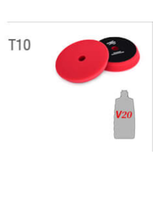 ShineMate 49780-31 Burete polish valurit negru cu doua fete,diametru 20MM