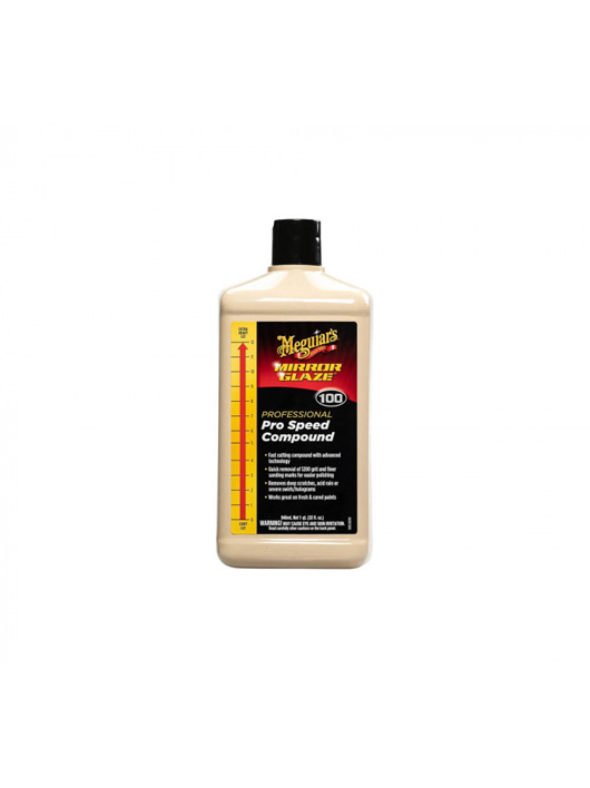 Meguiarโs Mirror Glaze Pro Speed Compound, polish abraziv, 946 ml