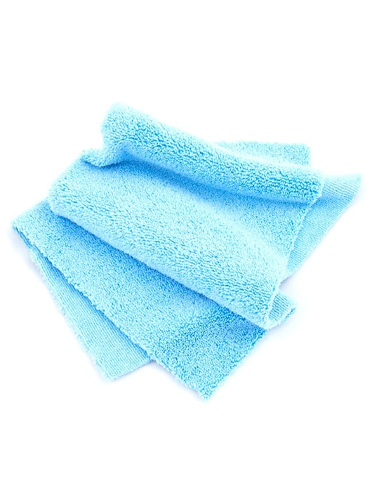 Koch Chemie Prosop microfibra profesional albastru taiat cu ultrasunete 40x40cm