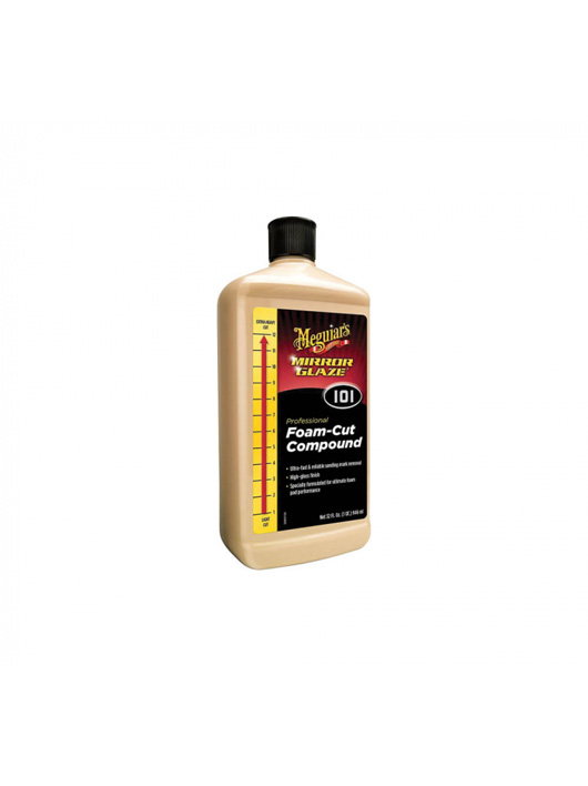 Meguiarโs Mirror Glaze Foam Cut Compound, polish abraziv, 946 ml