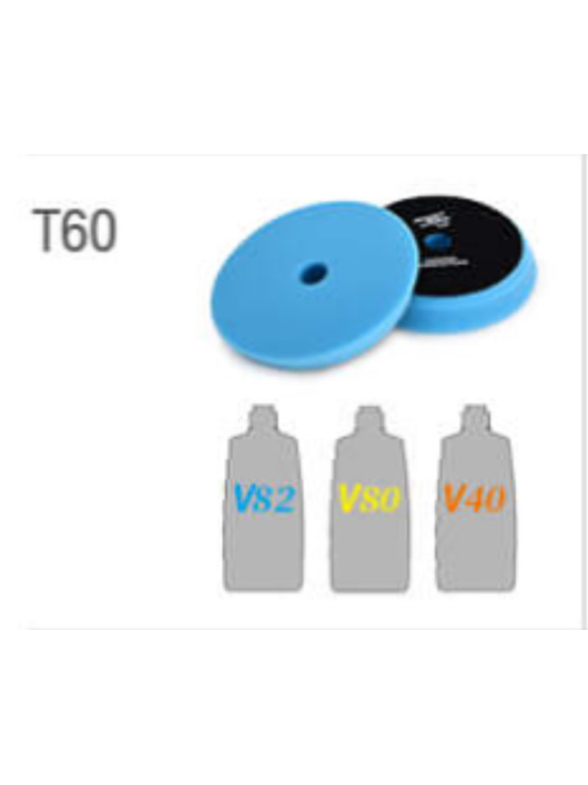 ShineMate 49780-61 Burete polish valurit albastru cu doua fete,diametru 200MM