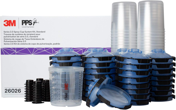 Set 50 PPS 2.0 standard 850ml cu 50 pahare, sita 125 microni, 3M