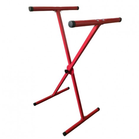 STAND PLIABIL RANFORSAT IN FORMA DE X rosu color RAL3002