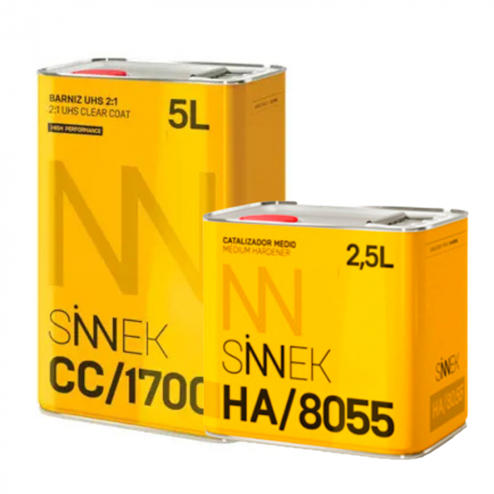 Pachet lac auto, Sinnek CC 1700, 2:1 UHS, cantitate 5 litri lac + 2.5 litri intaritor